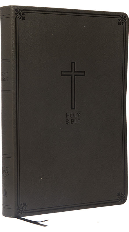 NKJV Value Thinline Bible - Leathersoft, Charcoal
