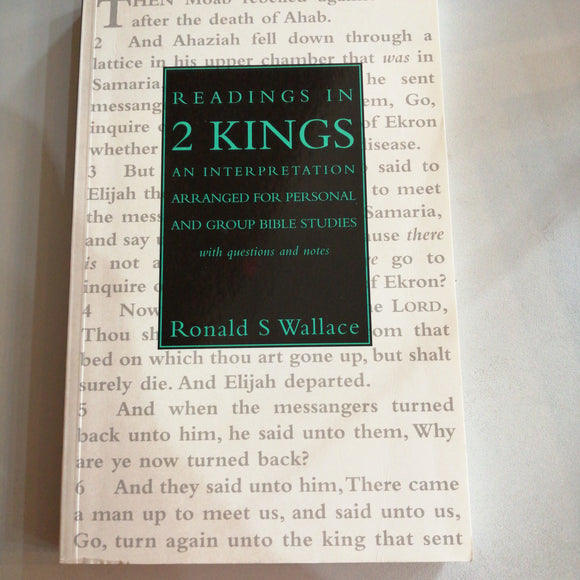 Readings in 2 Kings
