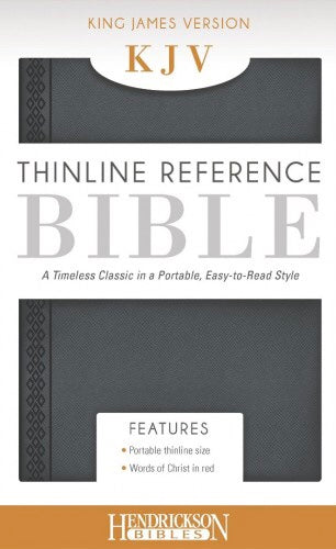 KJV - Thinline Reference Bible: Fexisoft, Grey
