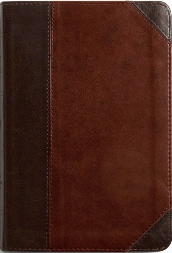 ESV Personal Reference Bible - TruTone, Brown/Walnut, Portfolio Design