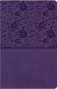 KJV Large Print Personal Size Reference Bible (indexed) - Purple, Leathertouch