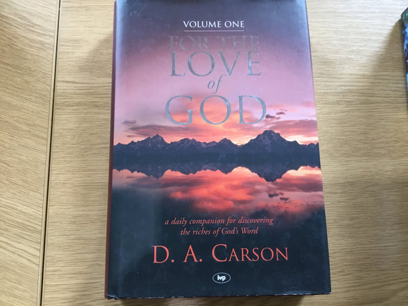 For the Love of God (Volume One)