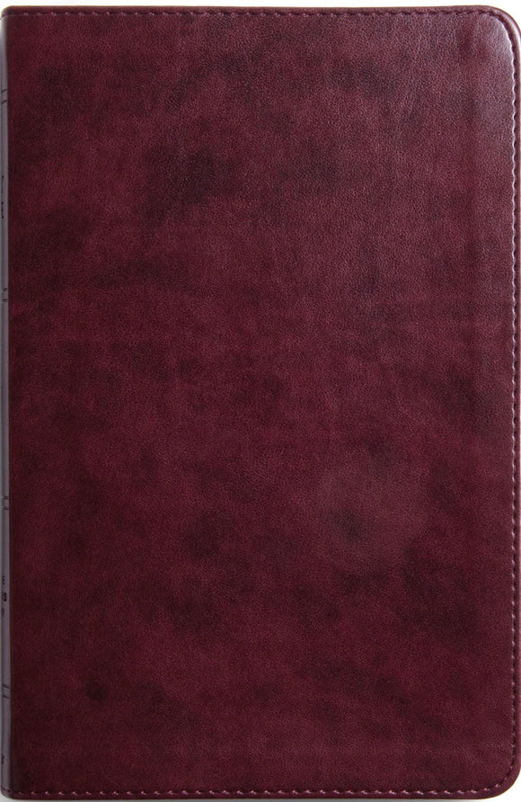 ESV Large Print Thinline Bible - TruTone, Mahogany