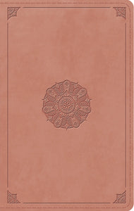 ESV Thinline Bible - TruTone, Blush Rose, Emblem Design