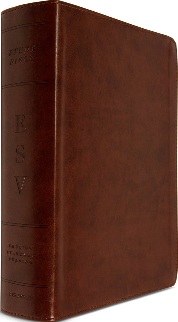 ESV Study Bible - TruTone, Chestnut