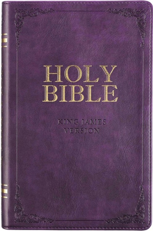 KJV Deluxe Gift Bible - Purple, Faux Leather, Thumb-indexed