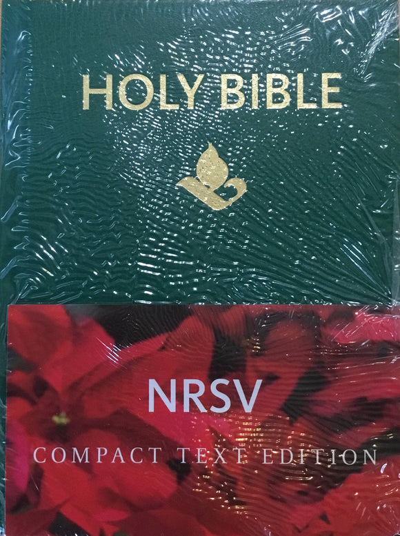 NRSV Compact Text Bible - Hardback, Green