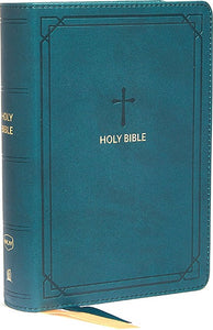 NKJV Compact Reference Bible - Teal, Leathersoft