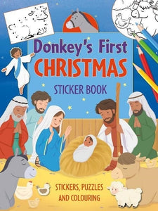 Donkey’s First Christmas Sticker Book