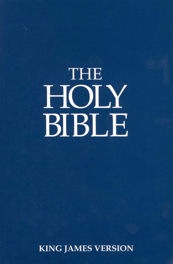 KJV Economy Bible - Navy, Paperback