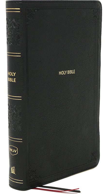 NKJV End-of-Verse Reference Bible, Large Print, Personal Size, Black