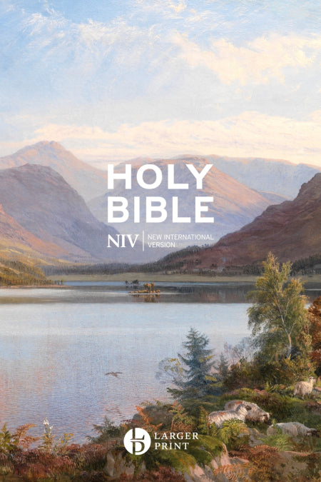 NIV Large Print Gift Bible - Hardback