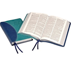 KJV Widsor Text Bible - Two Tone, Blue