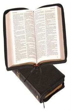 Holy Bible: TBS: Leather : Black