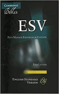 ESV Pitt Minion Reference Bible, Brown Calf Split Leather