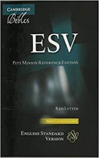 ESV Pitt Minion Reference Bible, Brown Calf Split Leather