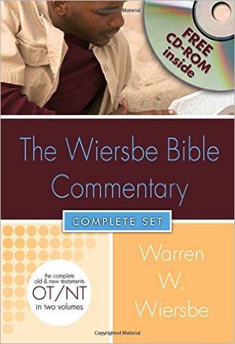 Wiersbe Bible Commentary 2 Volume Set with CD Rom