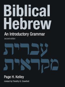 Biblical Hebrew An Introductory Grammar
