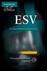 ESV Clarion Reference Bible, Black Calf Split Leather