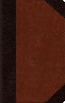 ESV Classic Reference Bible  TruTone®, Brown/Cordovan, Portfolio Design