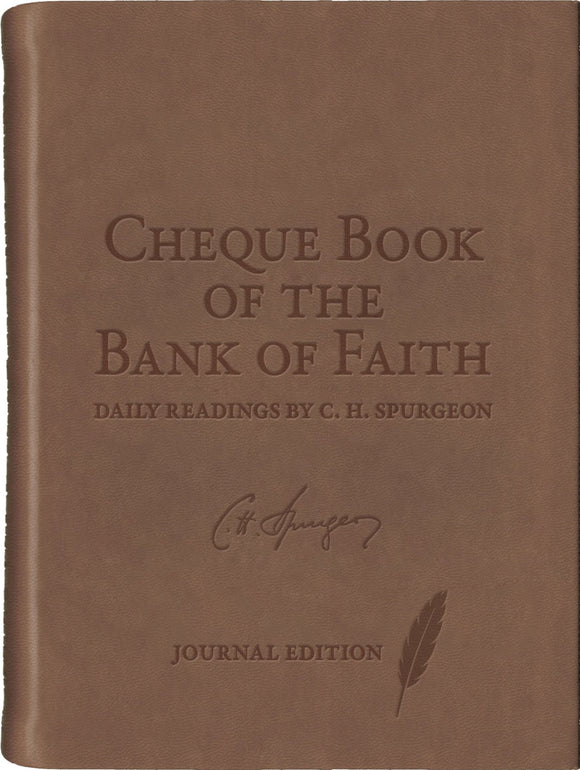 Tan Chequebook of the Bank of Faith: Daily Readings from C. H. Spurgeon