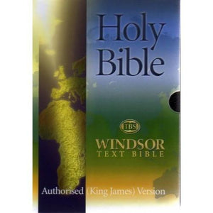 KJV Windsor Text Bible - Black