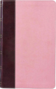 KJV Giant Print Bible - Brown/ Pink