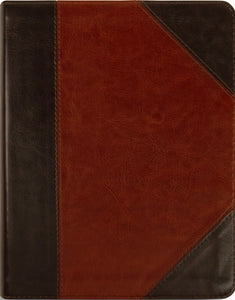 ESV Single Column Journalling Bible - TruTone, Brown/Cordovan, Portfolio Design