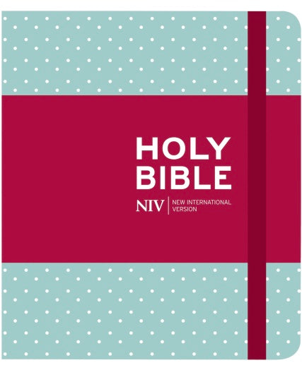 NIV Jornalling Bible Mint Polka Dots