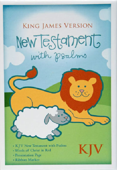 KJV - Baby’s New Testament with Psalms (White, Imitation Leather)