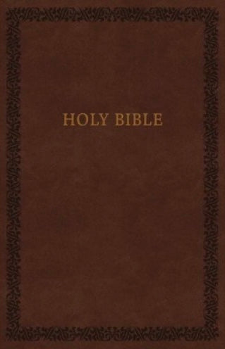 NKJV Bible, Leathersoft, Brown, Comfort Print