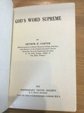 God’s Word Supreme