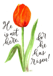 He is not Here, For He has Risen