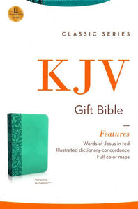 KJV Turquoise Leathersoft